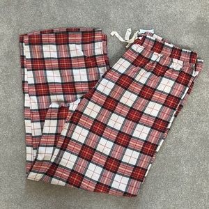 Banana Republic women’s cotton plaid pajama pants L